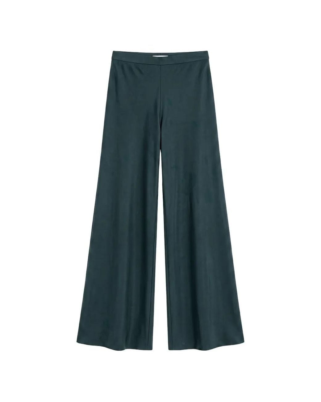 Peter Cohen Blue Pantalon Ample Chute En Soie