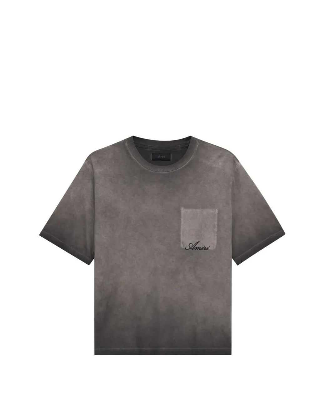 Amiri Gray Chest-Pocket T-Shirt for men