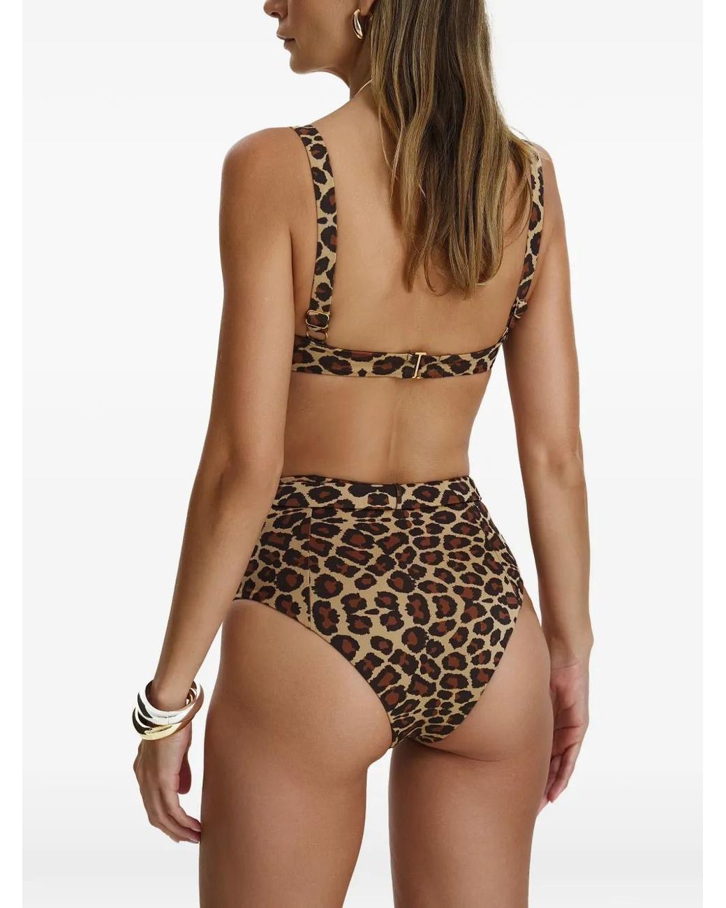 Bikini Con Stampa Leopardata di SOFIA ERHAN in White