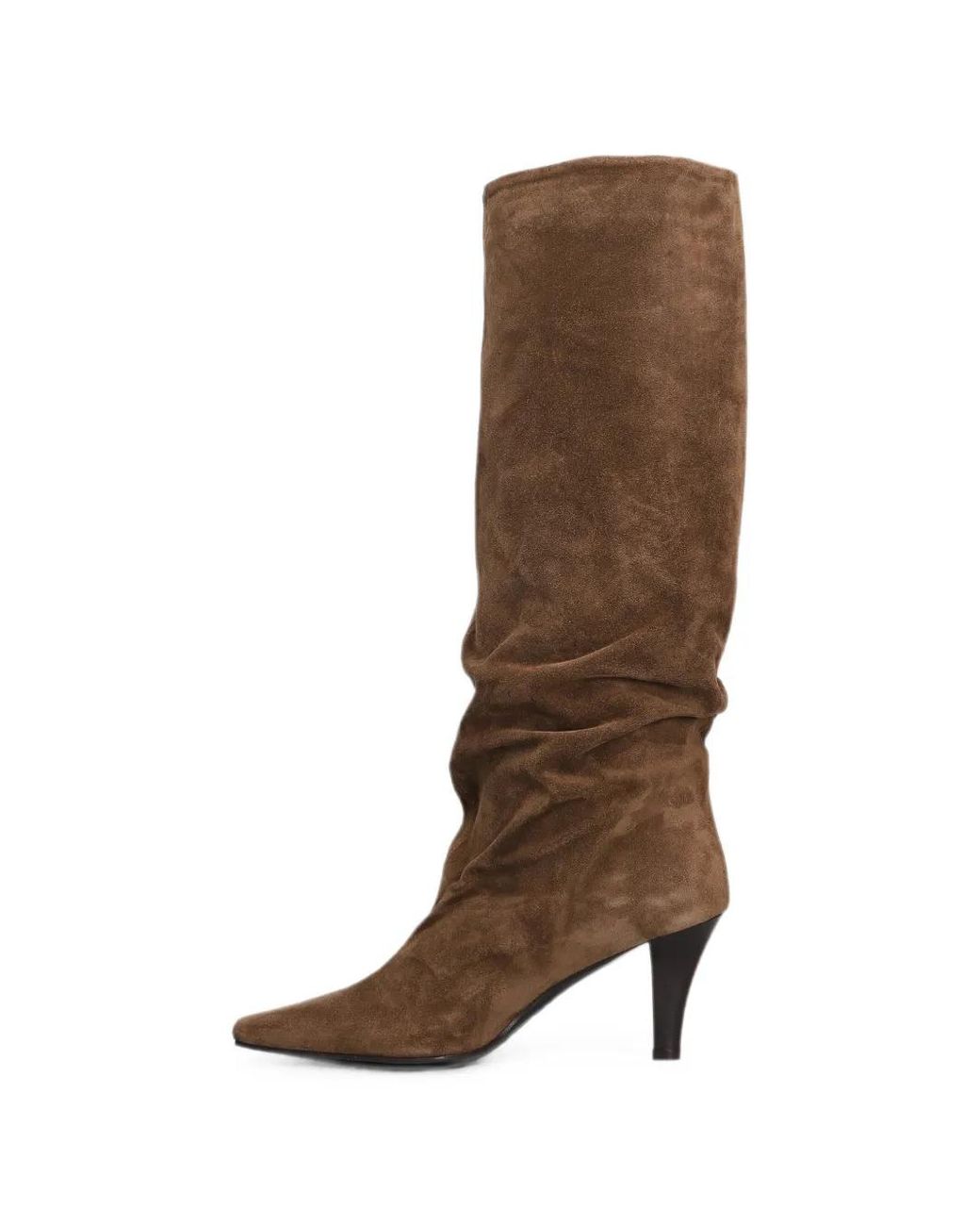 The Seller Brown Bottes À Bout Carré