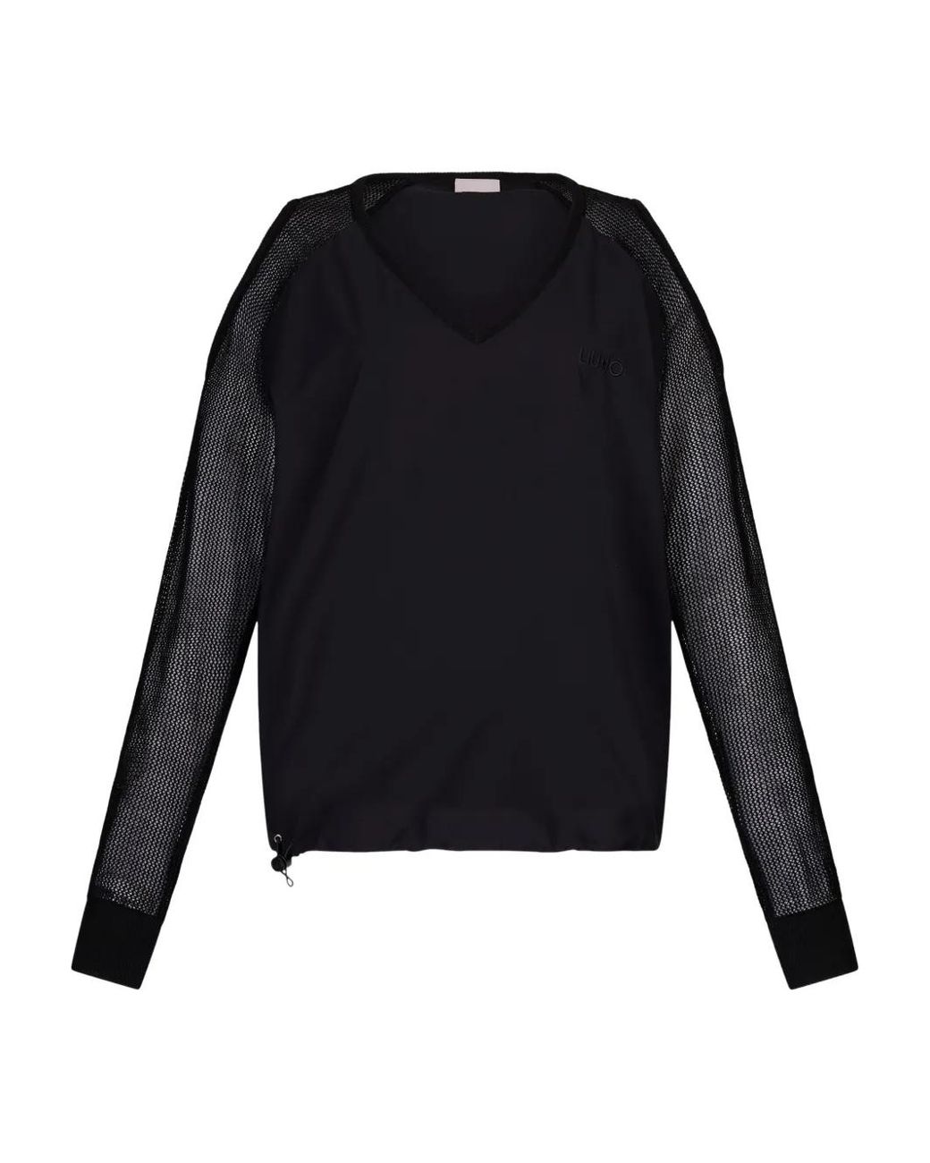 Liu Jo Black Cut-Out Sweatshirt