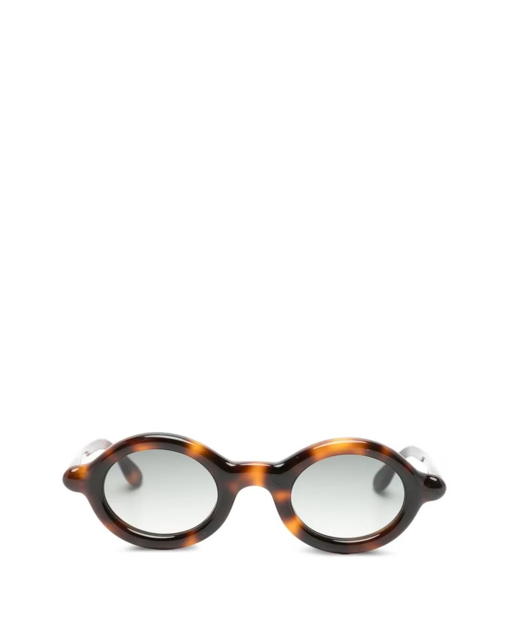 Paloceras Brown Tortoiseshell-Effect Round-Frame Sunglasses