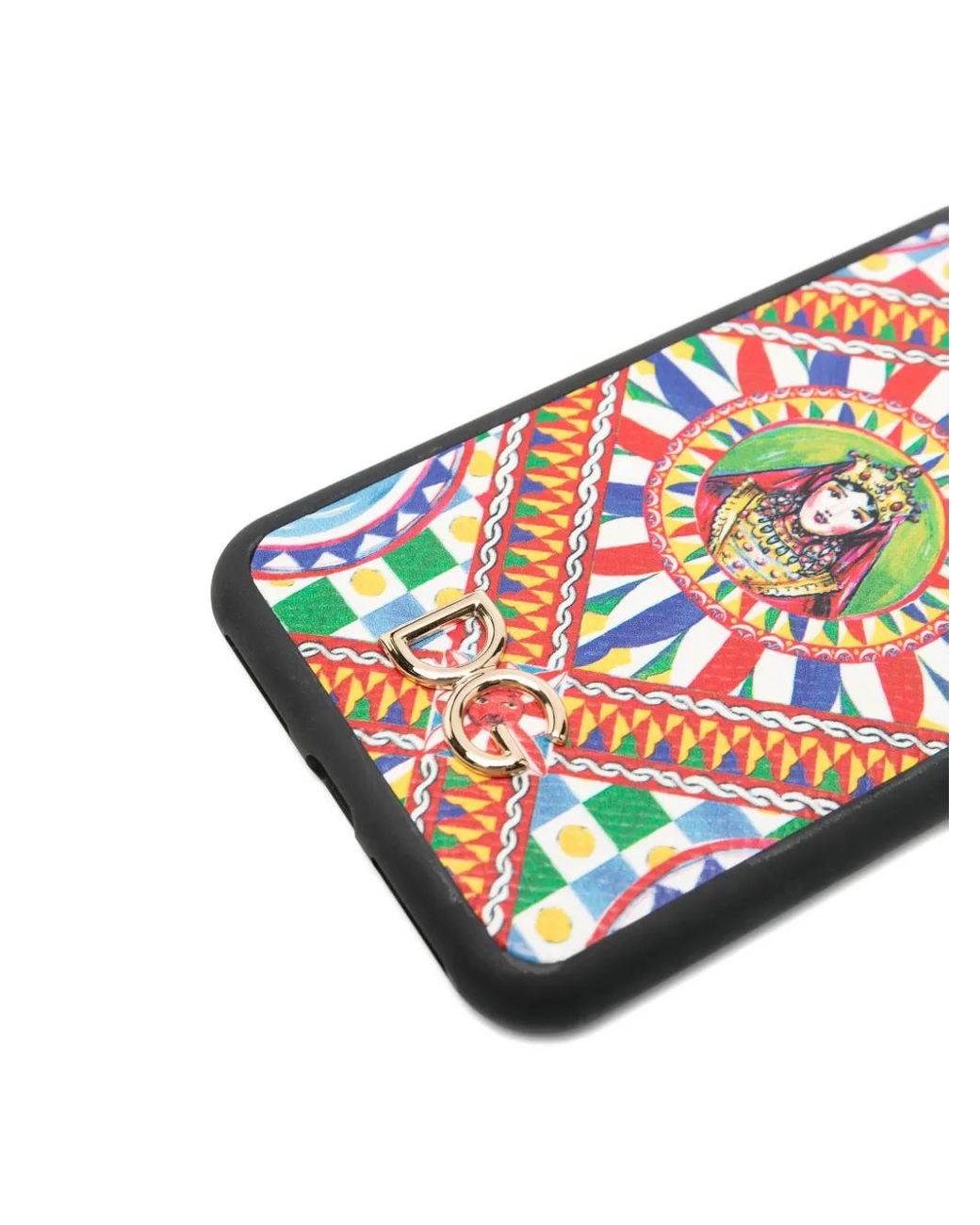 Dolce & Gabbana White Dg-Logo Patterned Phone Case