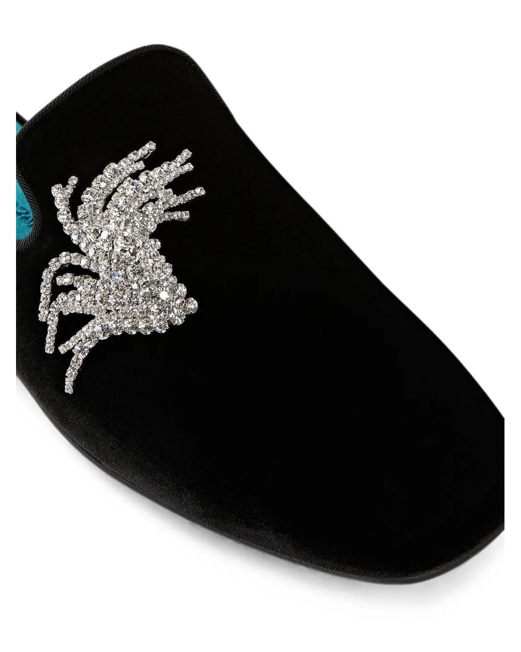 Giuseppe Zanotti Black Chaussons Moritz