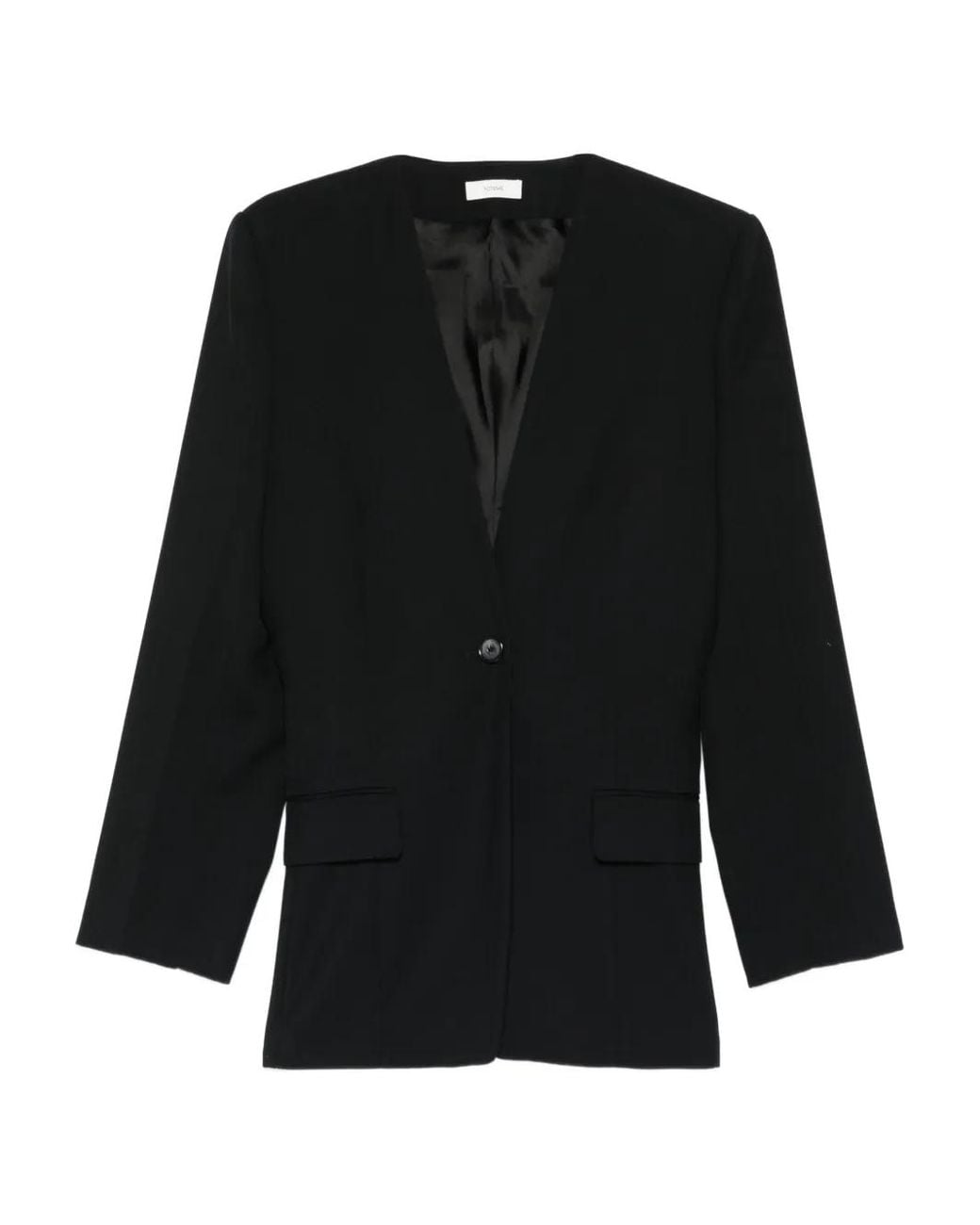 Totême Black Slouch Blazer