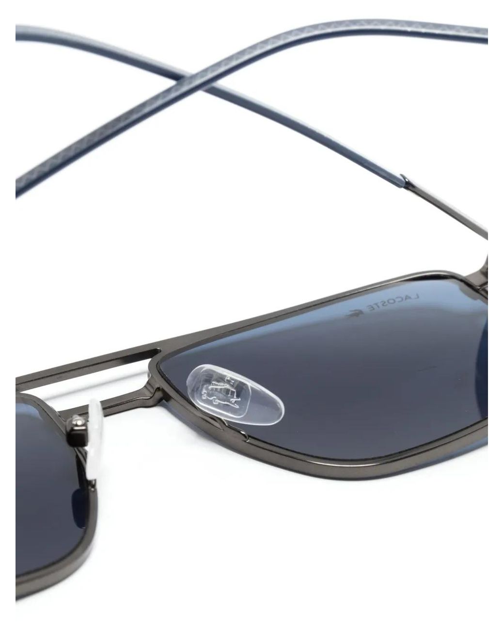 Lacoste Blue L255S Pilot-Frame Sunglasses for men