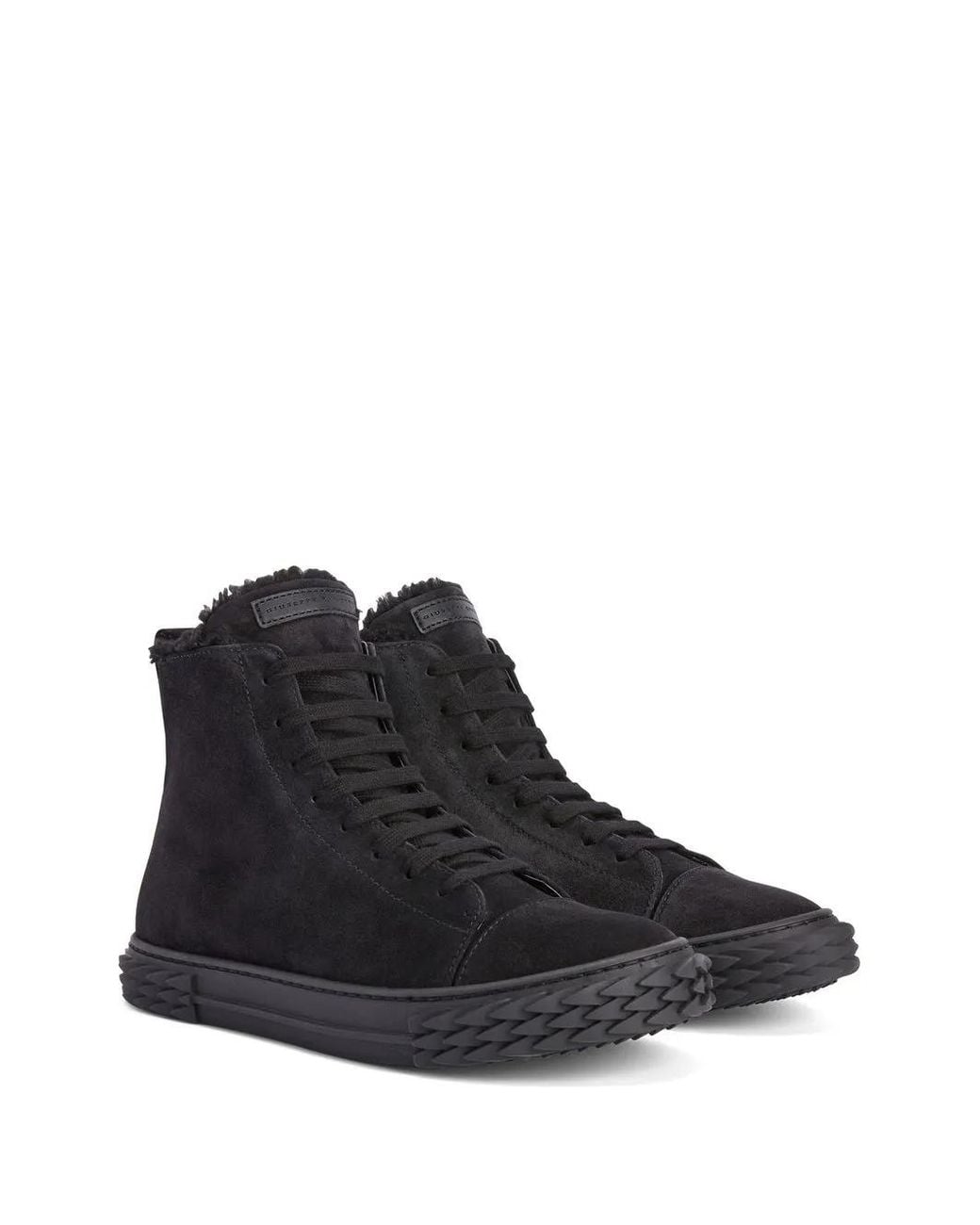 Giuseppe Zanotti Black Ecoblabber High-Top Sneakers