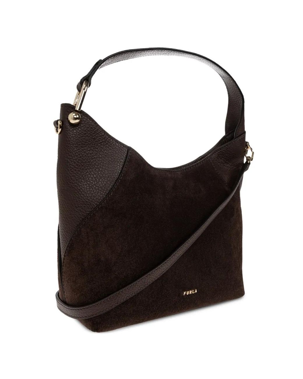 Furla Black Lara Shoulder Bag M
