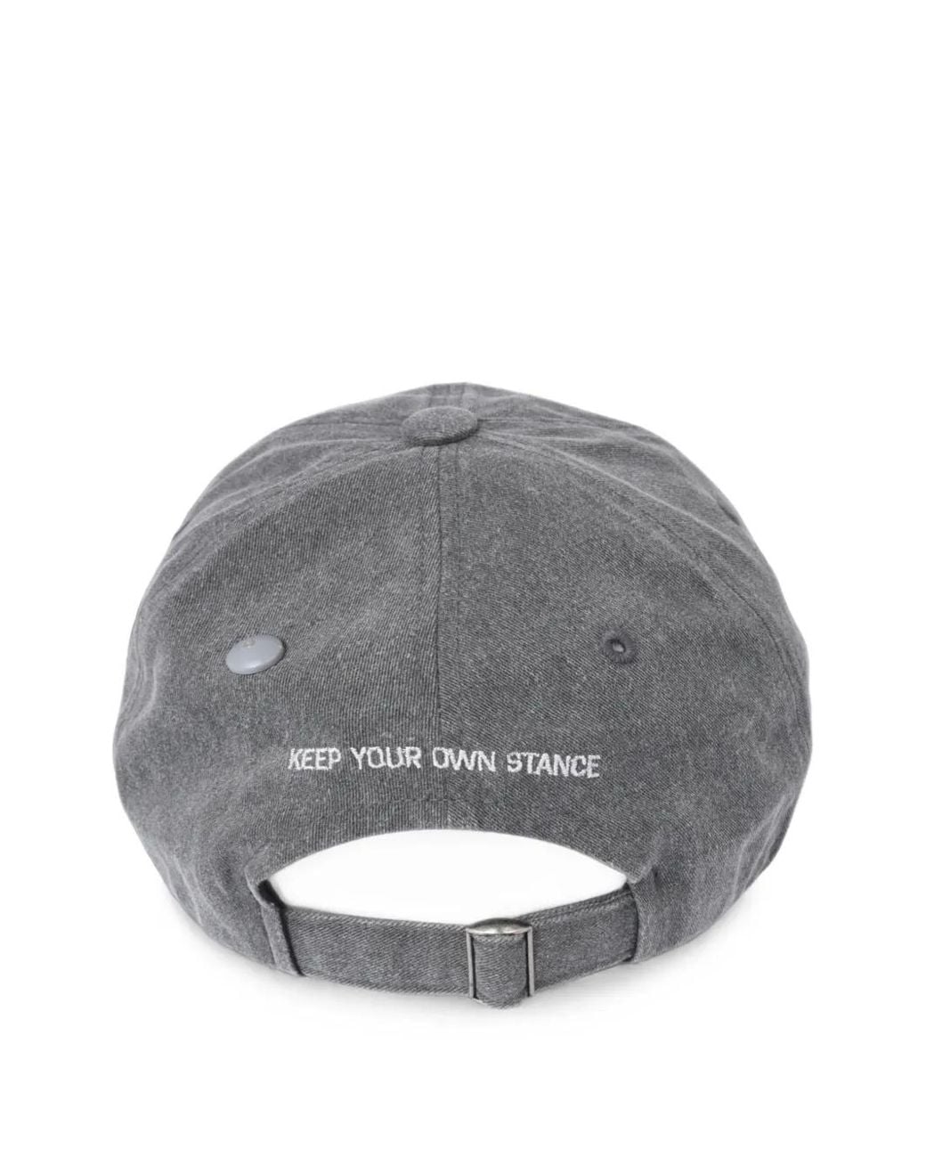 Stance Gray Logo-Embroidered Baseball Cap for men