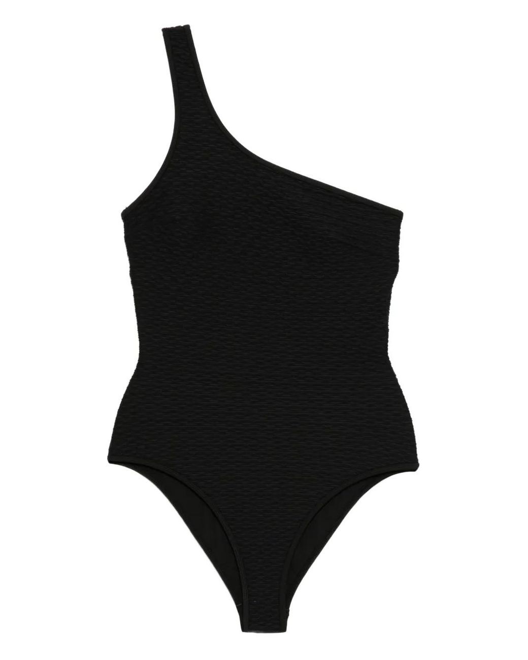 Duskii Black One-Shoulder Swimsuit