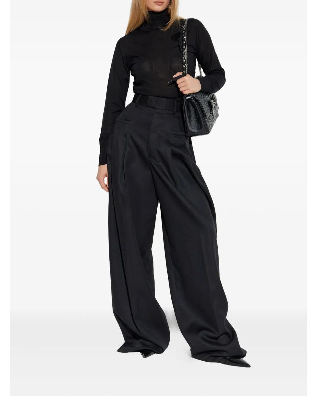 DSquared² Blue Logo-Plaque Trousers
