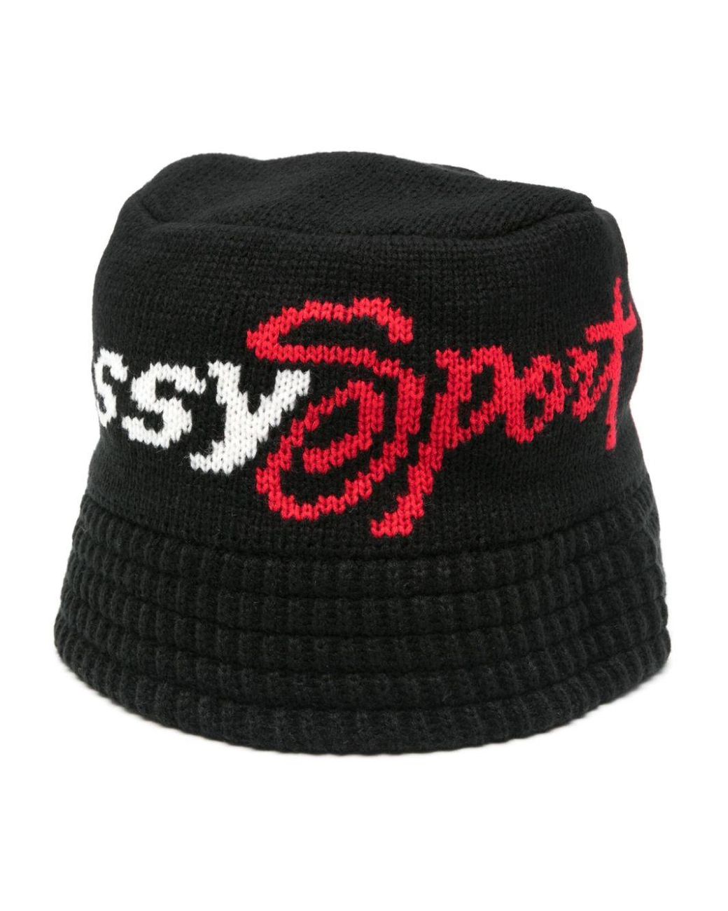 Stussy Sport Bucket Hat in Black for Men | Lyst