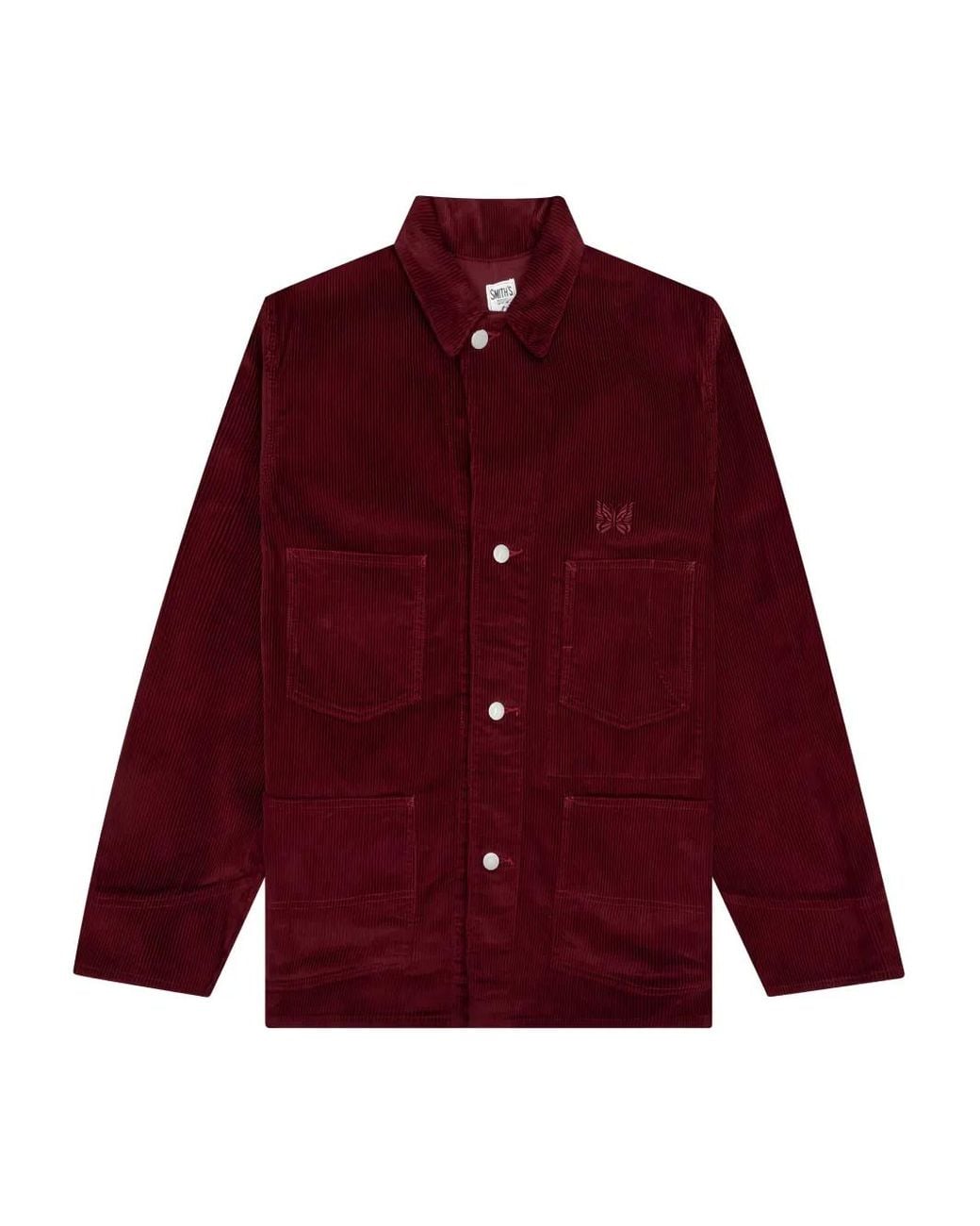 Needles Red X Smith's Corduroy Shirt Jacket for men