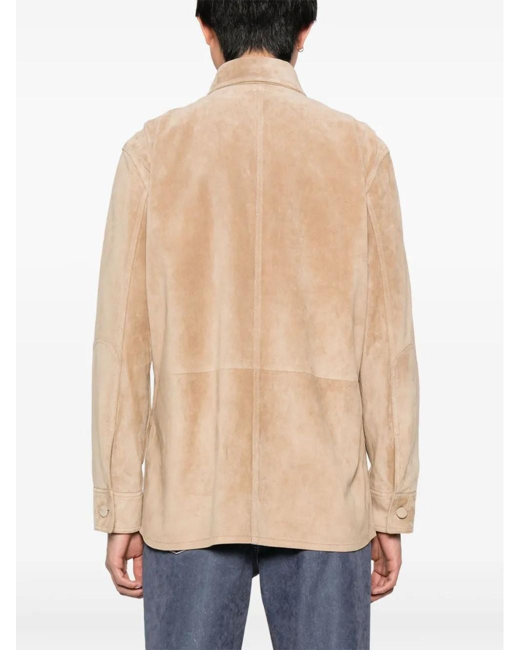 Gabriela Hearst Natural Leather Shirt for men