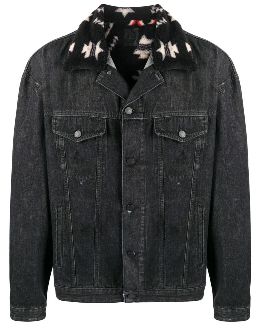 Alchemist Klassische Jeansjacke in Black für Herren