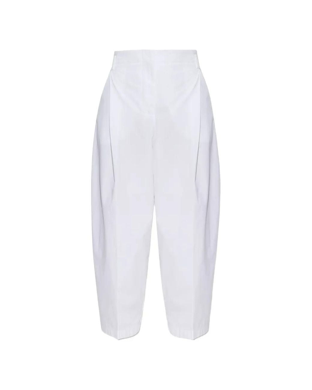 Jacquemus White Miami Straight-Leg Trousers