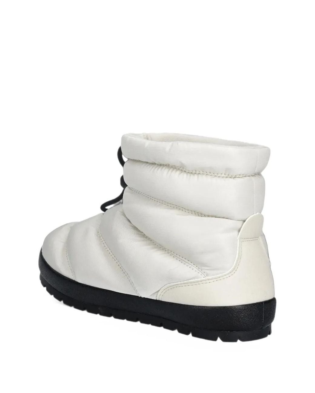 PUMA White Tuff Terra Quilted Drawstring Boots