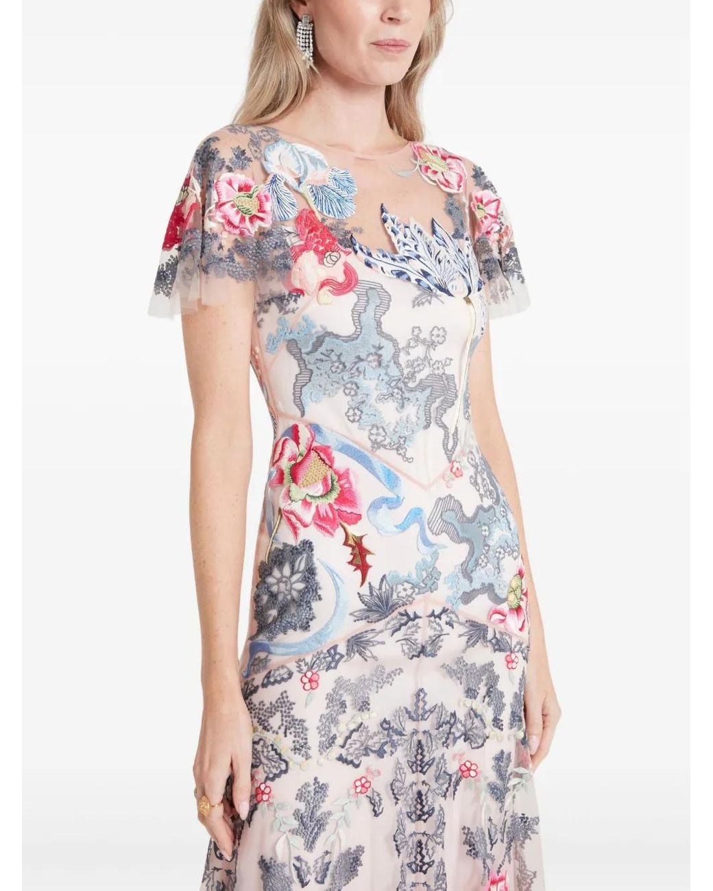 Temperley London Pink Bilbao Gown