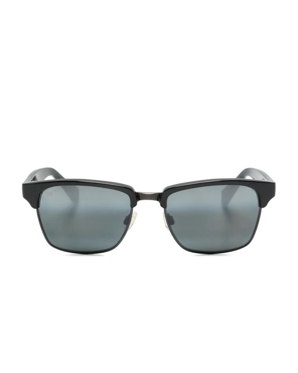 Maui Jim Gray Kawika Square-Frame Sunglasses for men