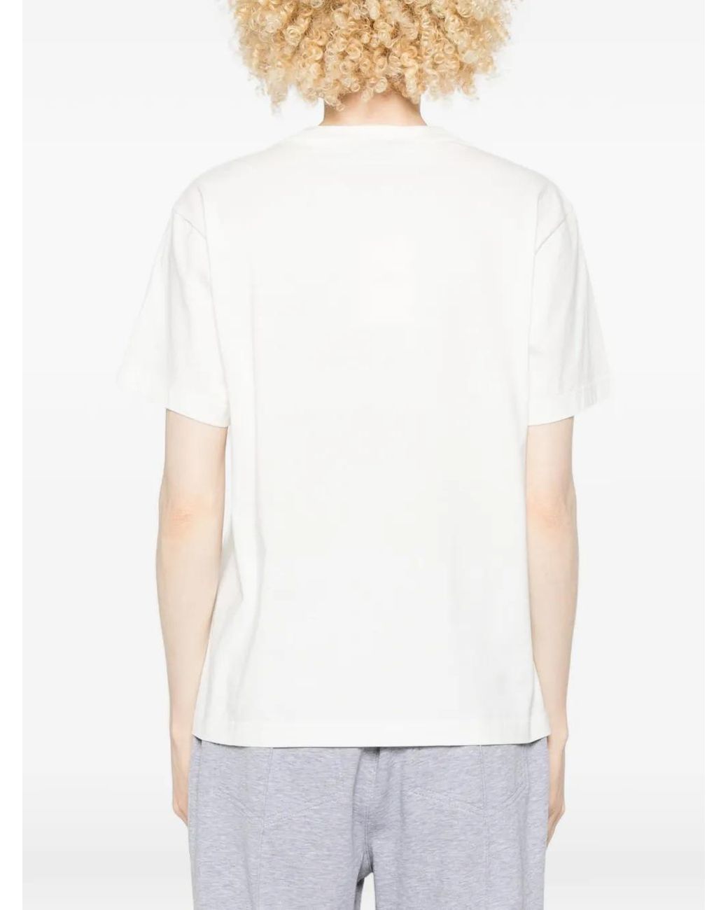 Autry White Logo-Print T-Shirt