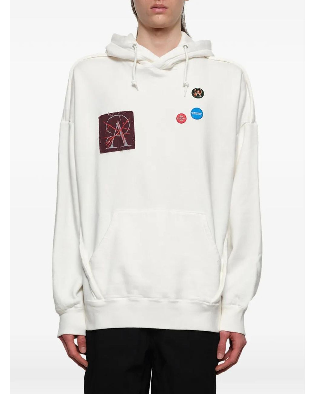 Hoodie À Design Patchwork Undercover pour homme en coloris White