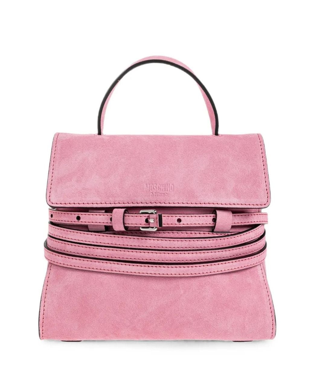 Moschino Pink Tie Me Mini Bag