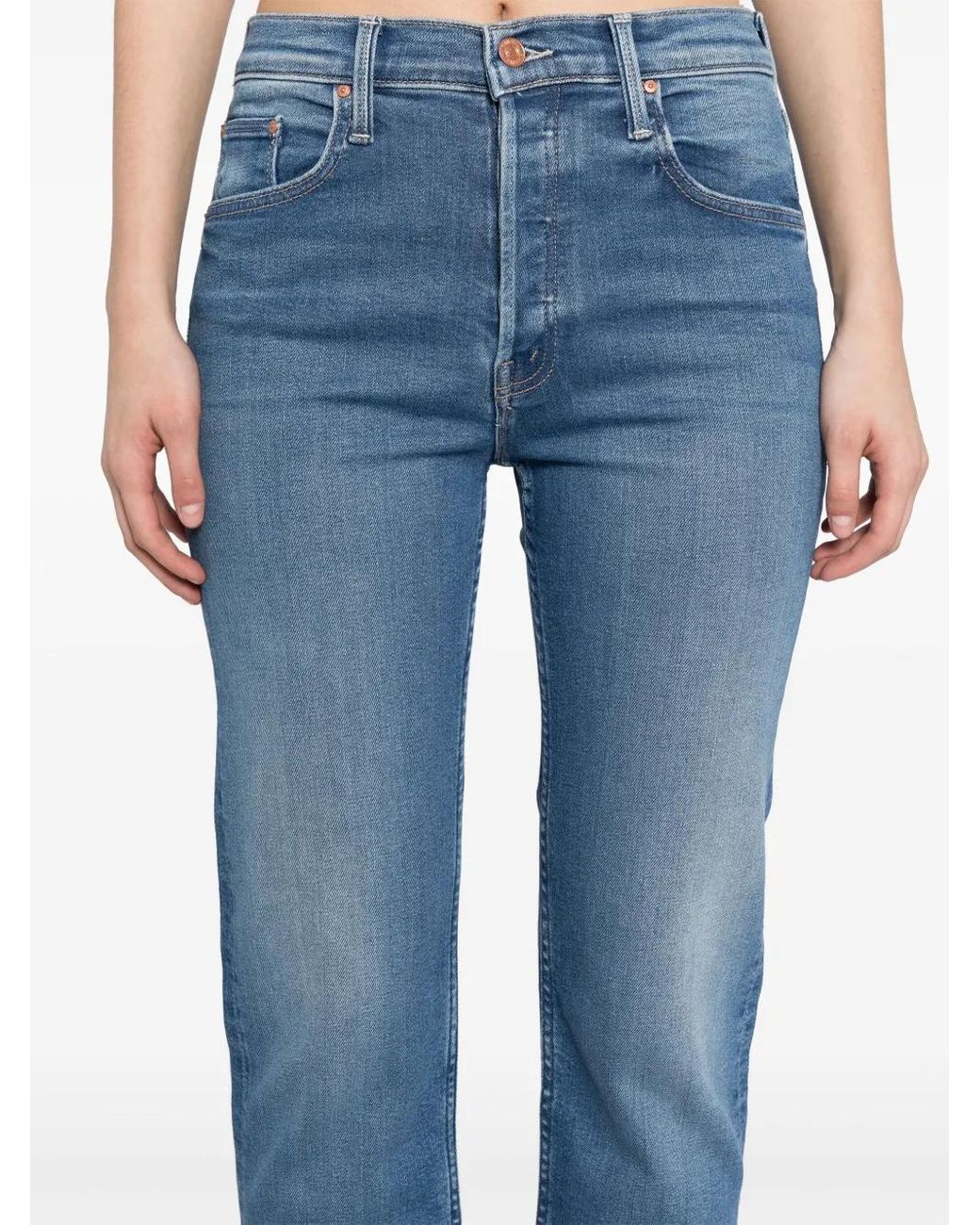 Mother Blue The Tomcat Ankle Jeans