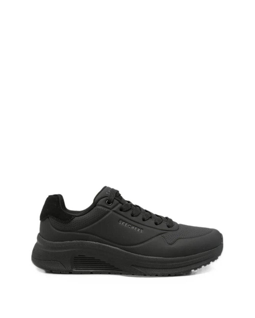 Skechers Black Perforated Sneakers for men