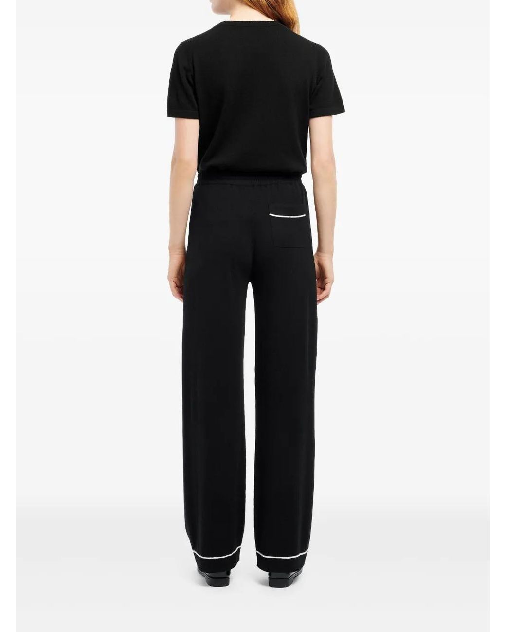 Barrie Ultra-Fine Broek in het Black
