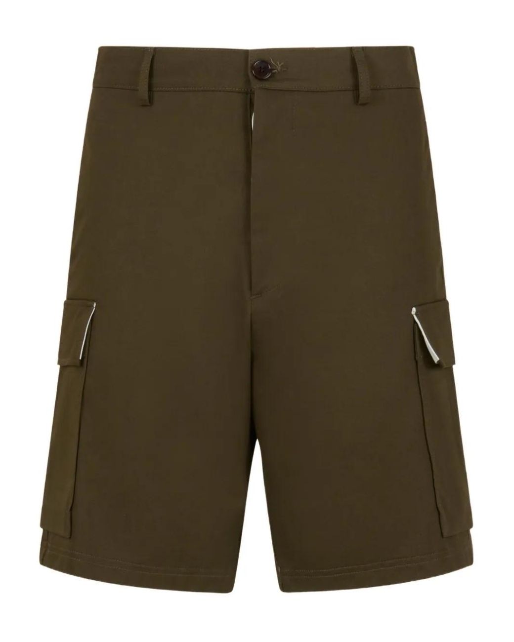 Marni Green Short À Poches Cargo for men