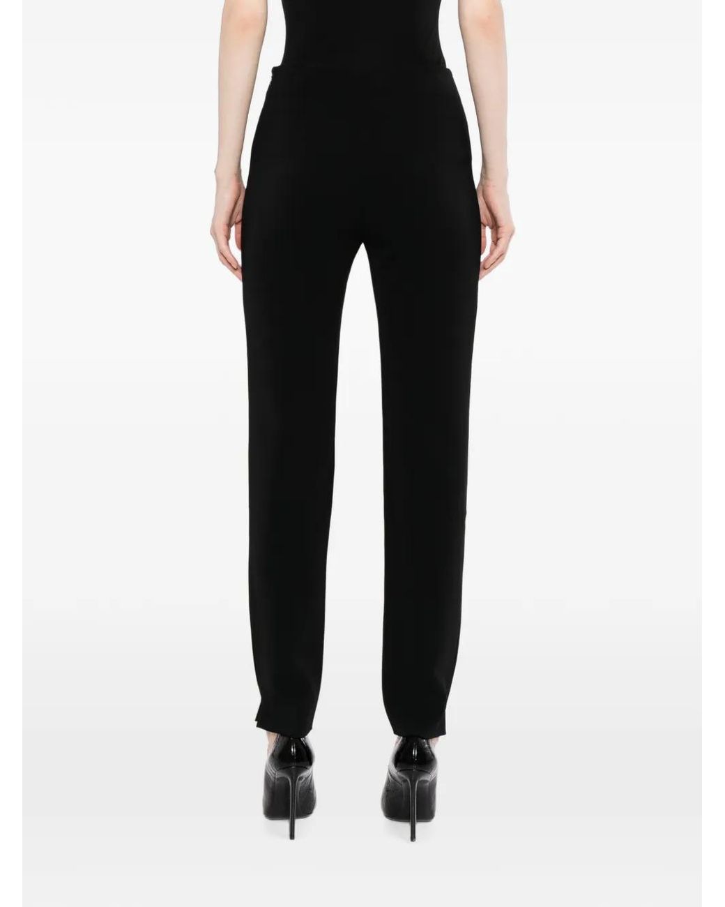 Antonio Berardi Black Split-Cuff Trousers
