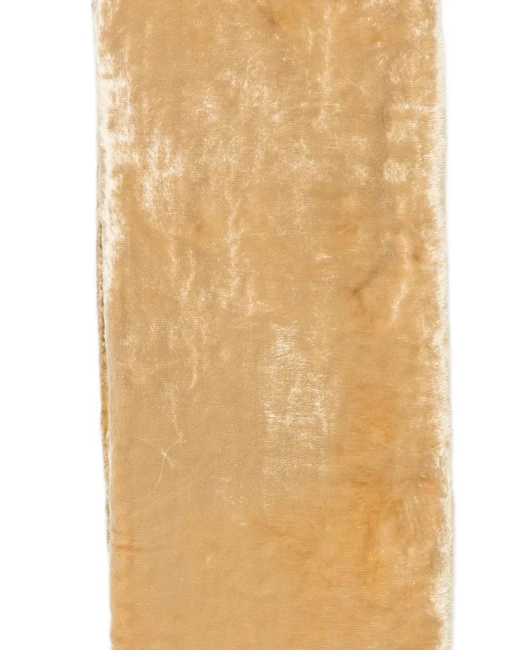 6397 White Velvet Scarf