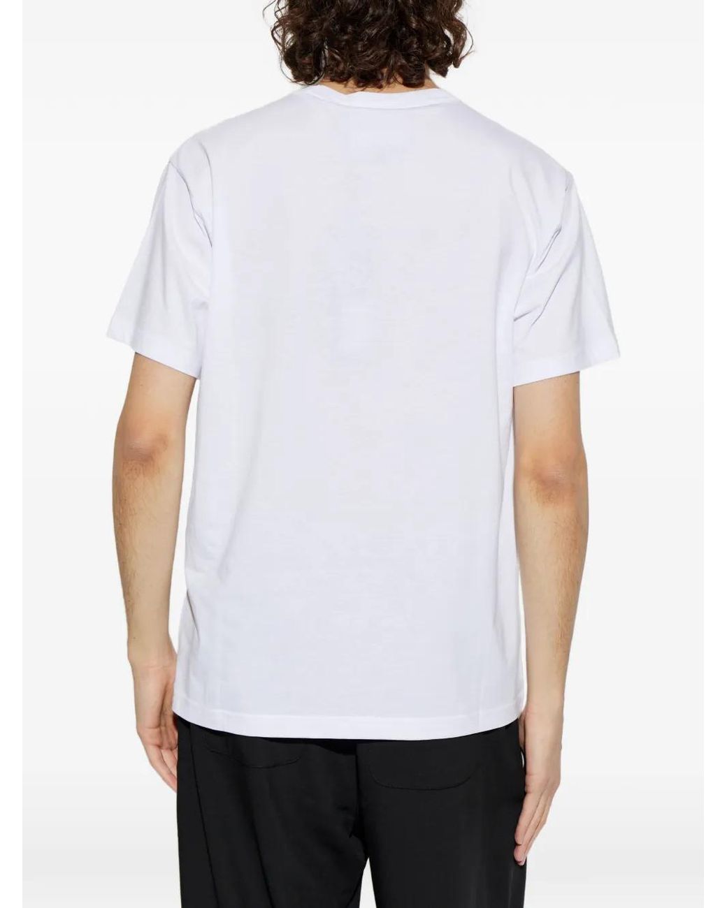 Versace Jeans Couture White T-Shirt À Imprimé Graphique for men