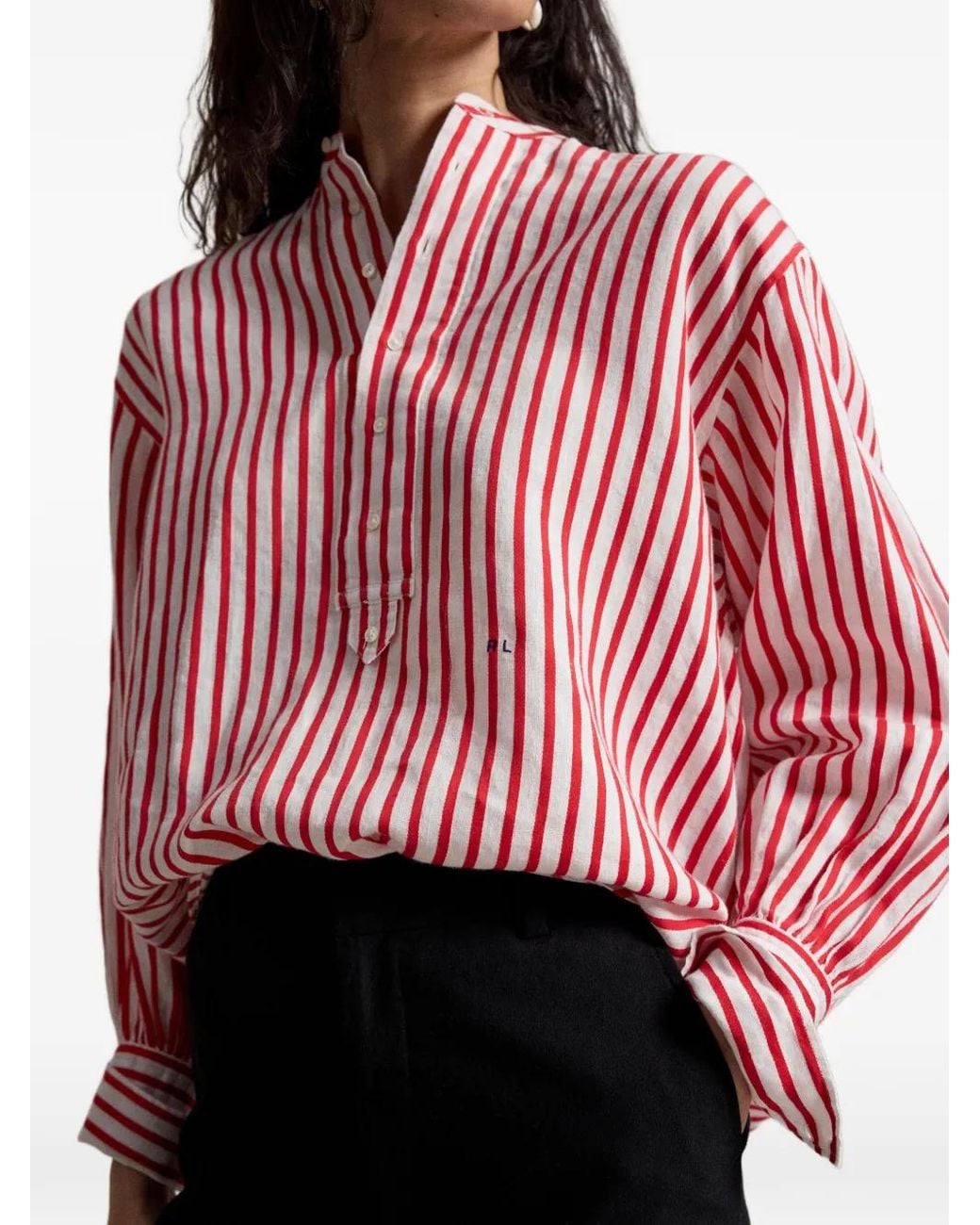 Polo Ralph Lauren Pink Striped Long-Sleeve Shirt