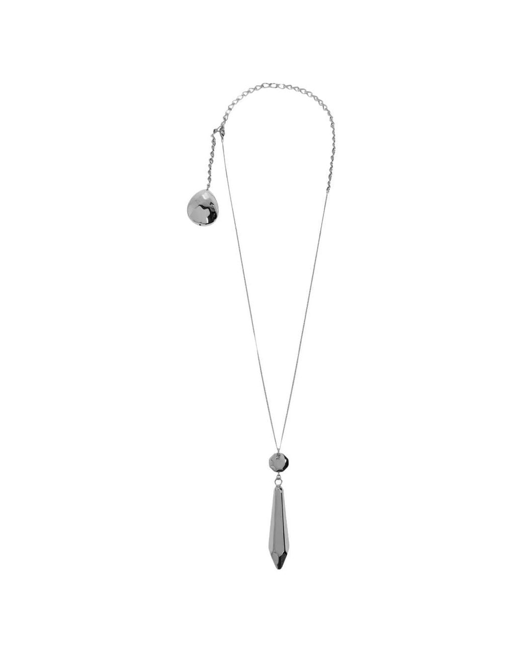 Maison Margiela White Collier À Pendentif