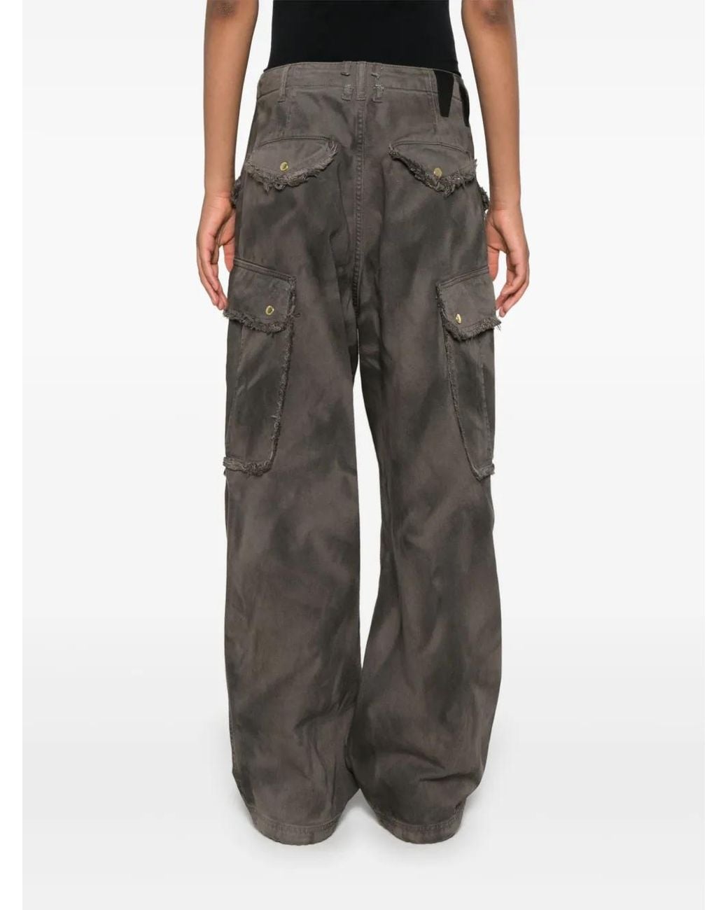 DARKPARK Gray Vivi Cargo Jeans