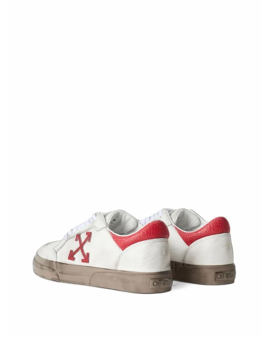 Off-White c/o Virgil Abloh Pink Vulcanized Low Worn Out Sneakers for men