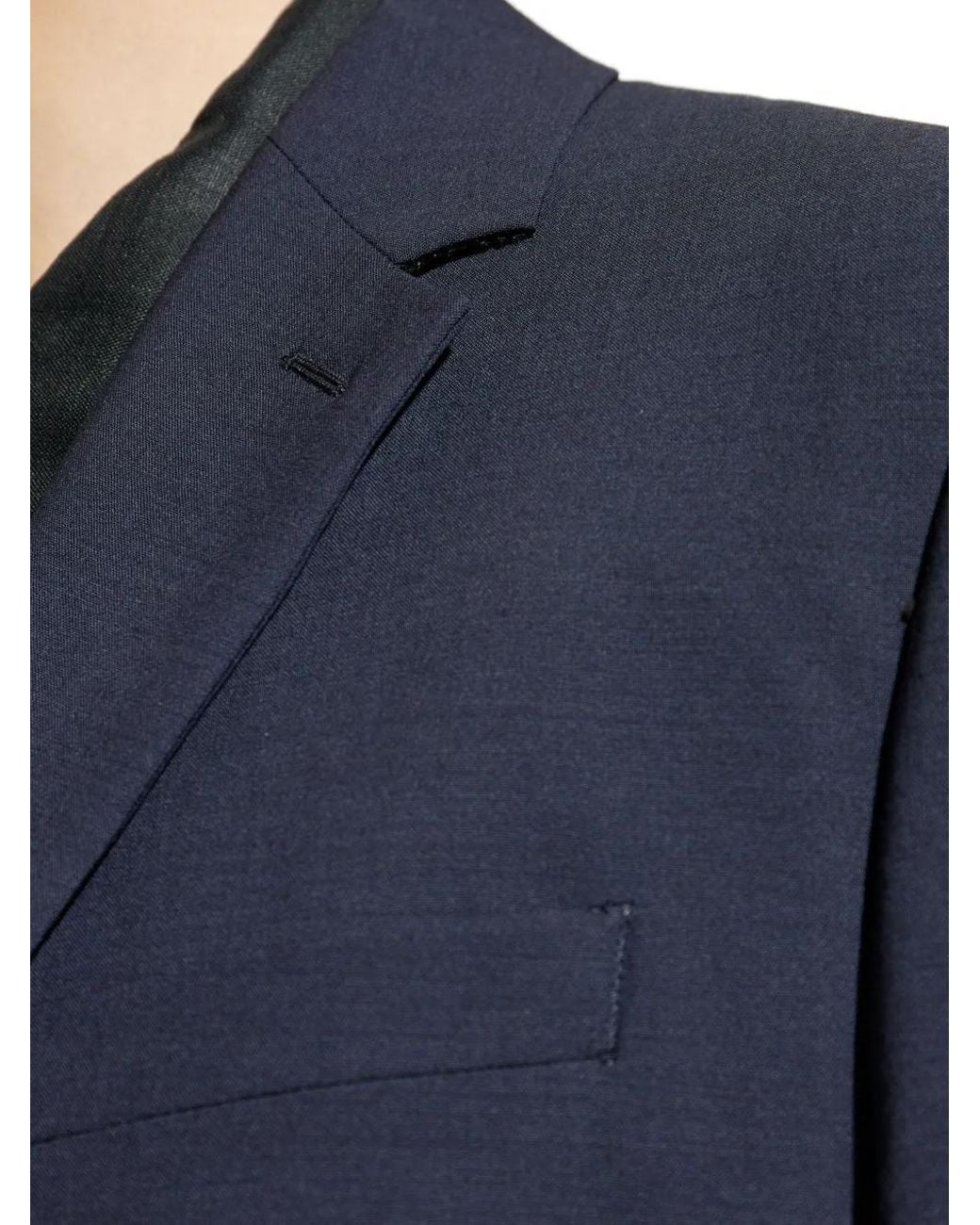 Theory Blue Single-Breasted Blazer for men