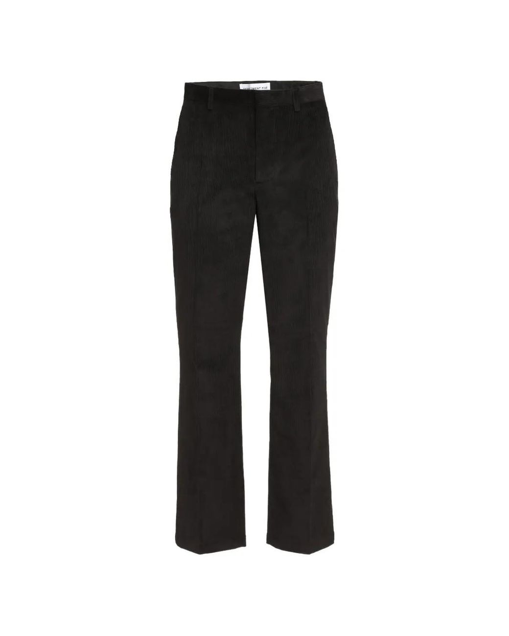 Department 5 Black Corduroy Trousers for men