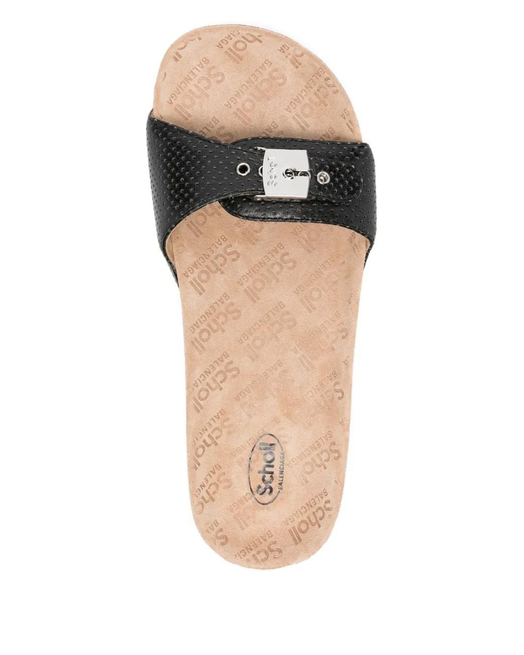Balenciaga Natural X Scholl Sandal