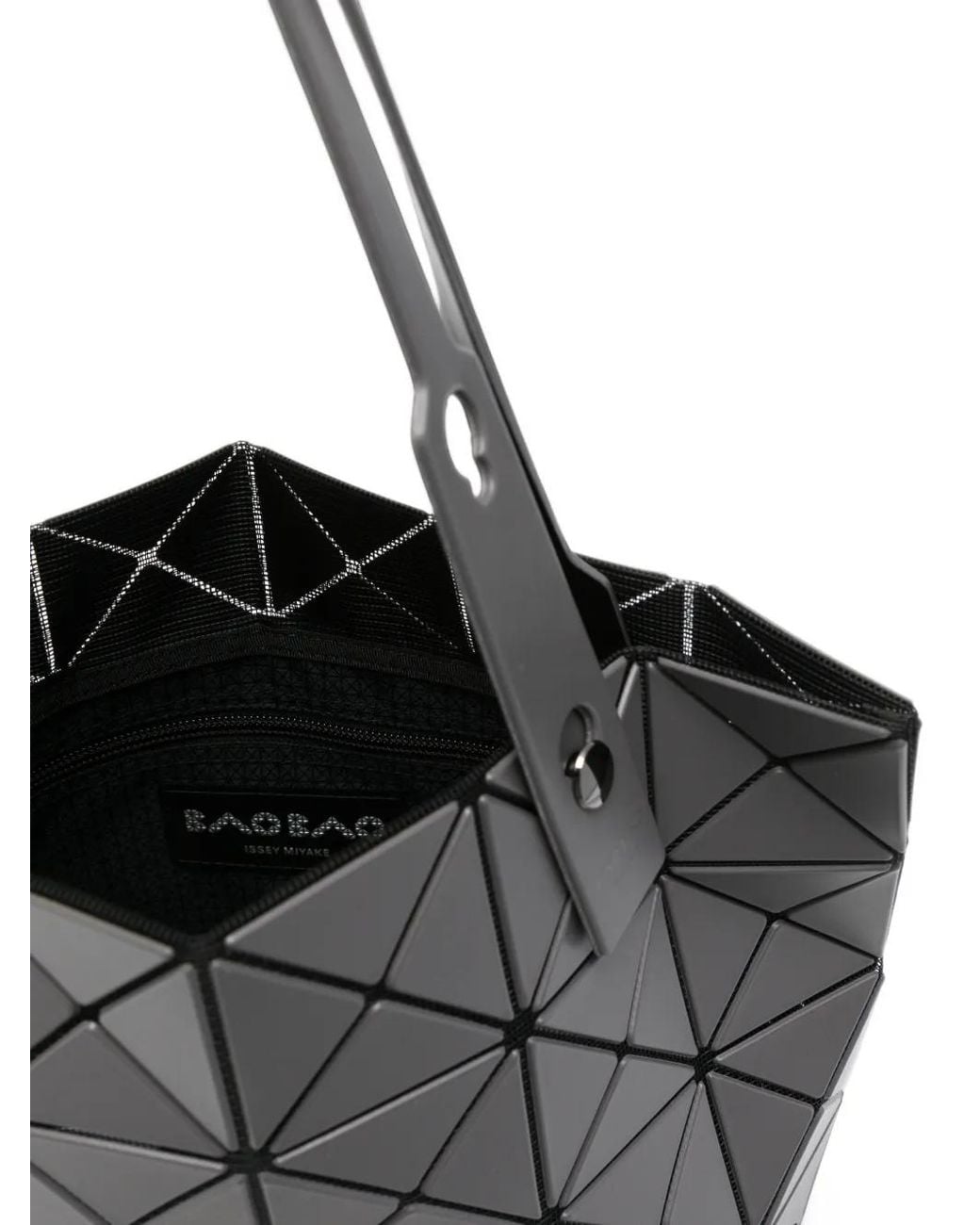Issey Miyake Black Lucent Geometric Tote Bag