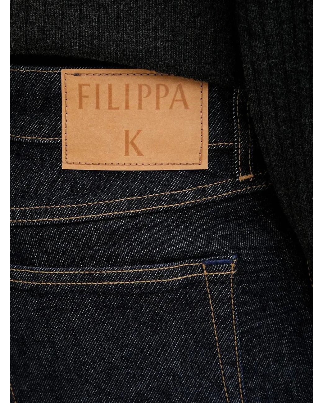 Filippa K Jeans Met Logopatch in het Black voor heren