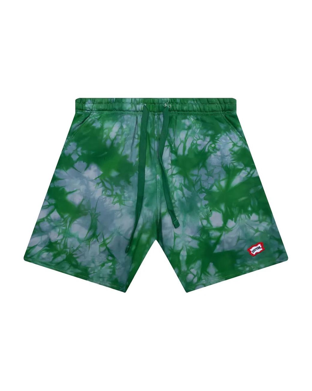 ICECREAM Green Tie-Dye Shorts for men