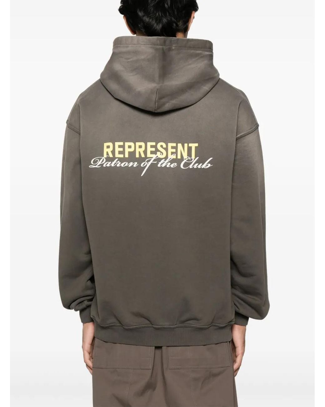 Represent Gray Owners Club Hoodie for men