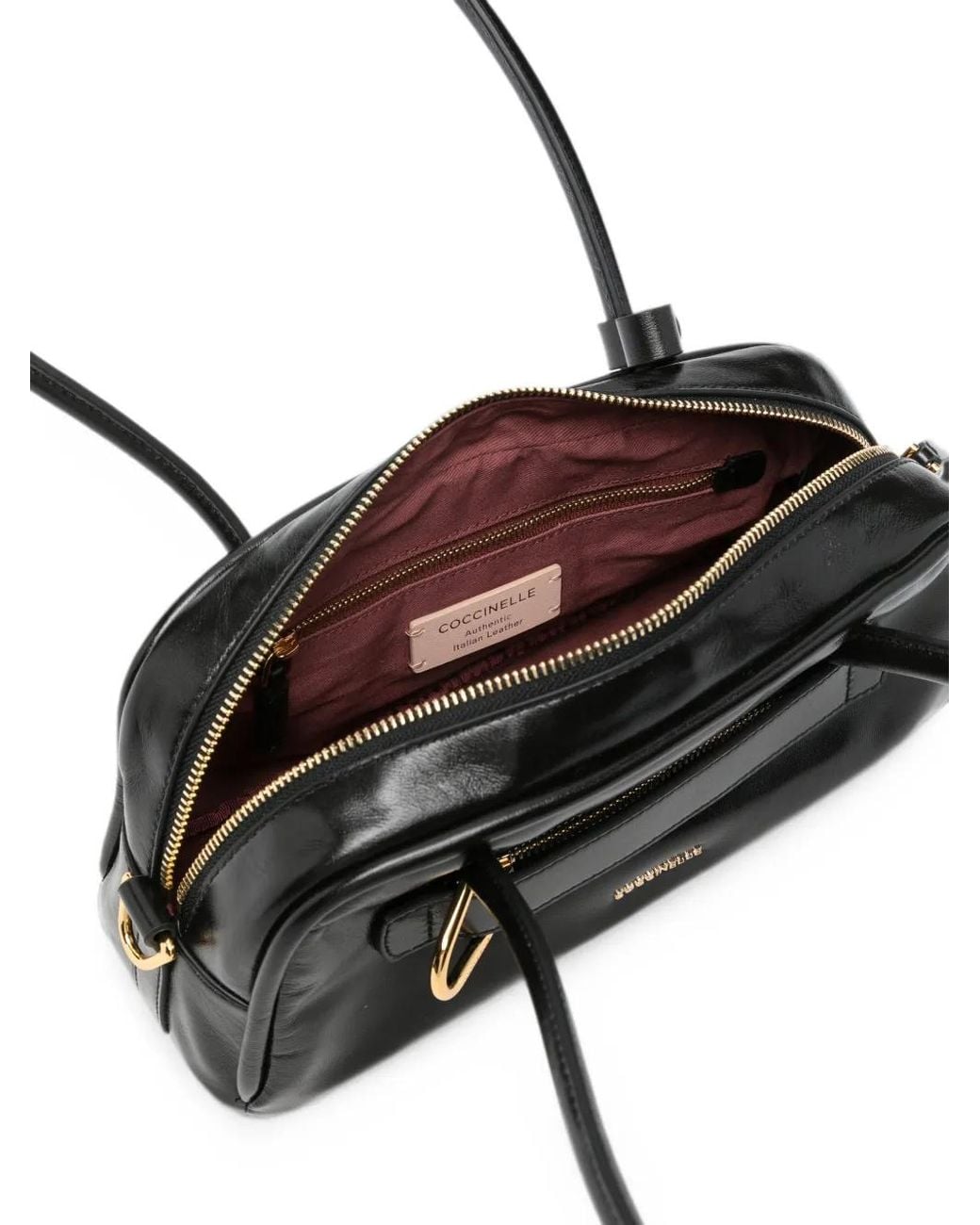 Coccinelle Black Sac Cabas Paki Brillant