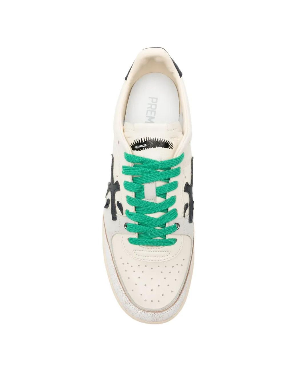 Premiata White Bskt Clay 7616 Sneakers for men