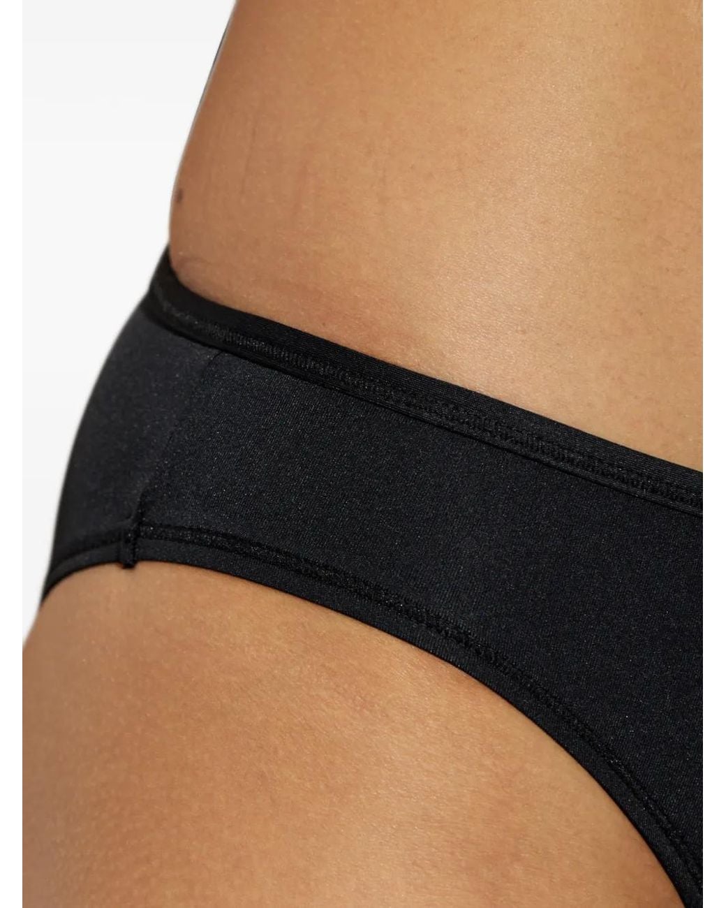 DIESEL Black Shirley-Utlt Logo-Plaque Bikini Bottoms