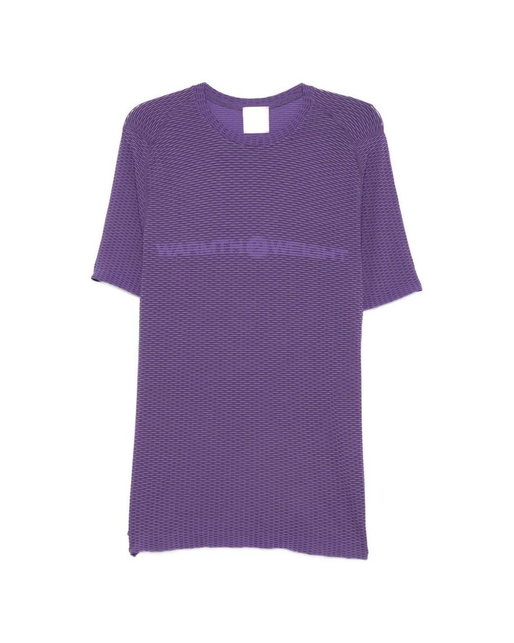 Roa Purple Hivee Dryarn Seamless T-Shirt for men