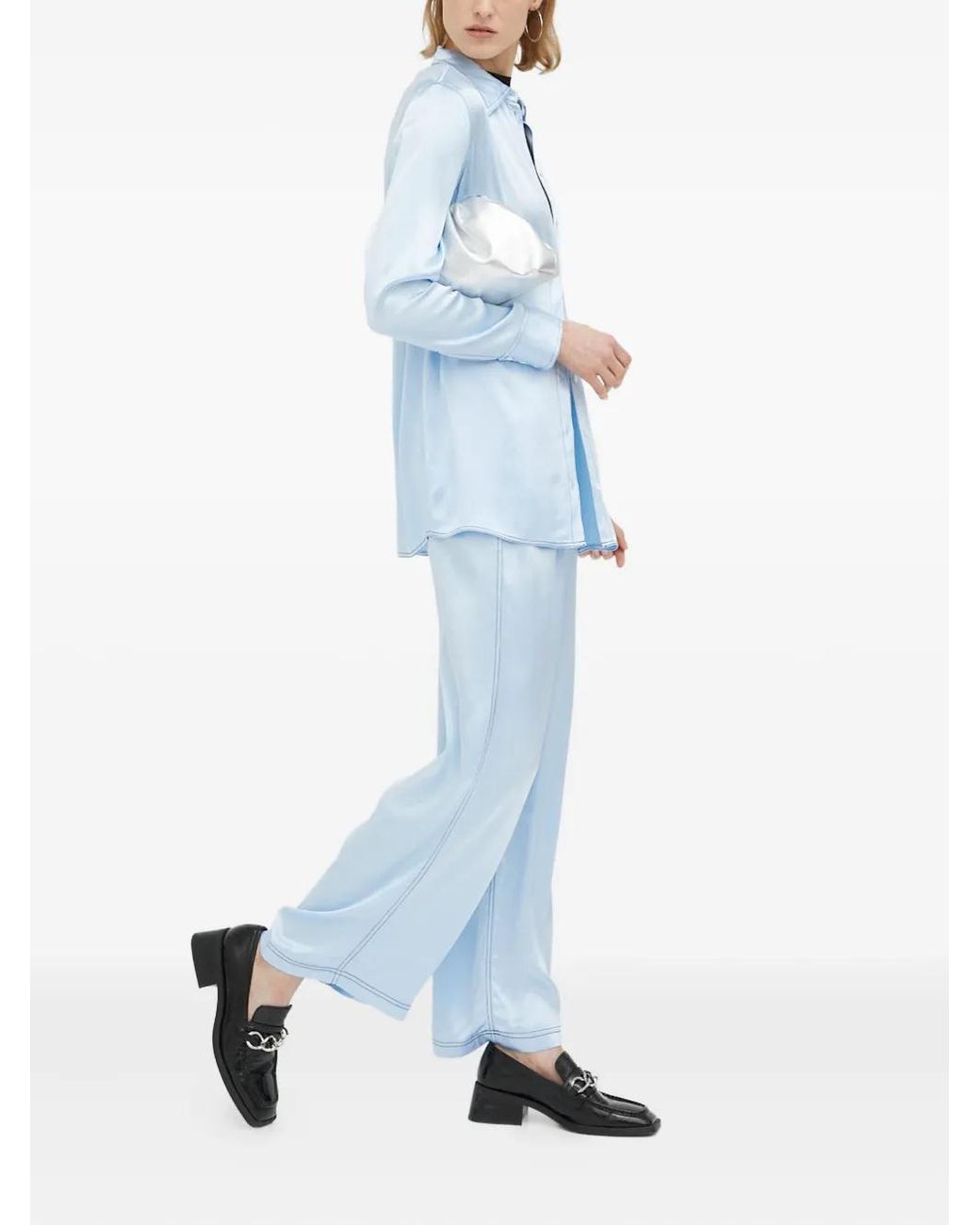 Résumé Blue Drawstring Trousers