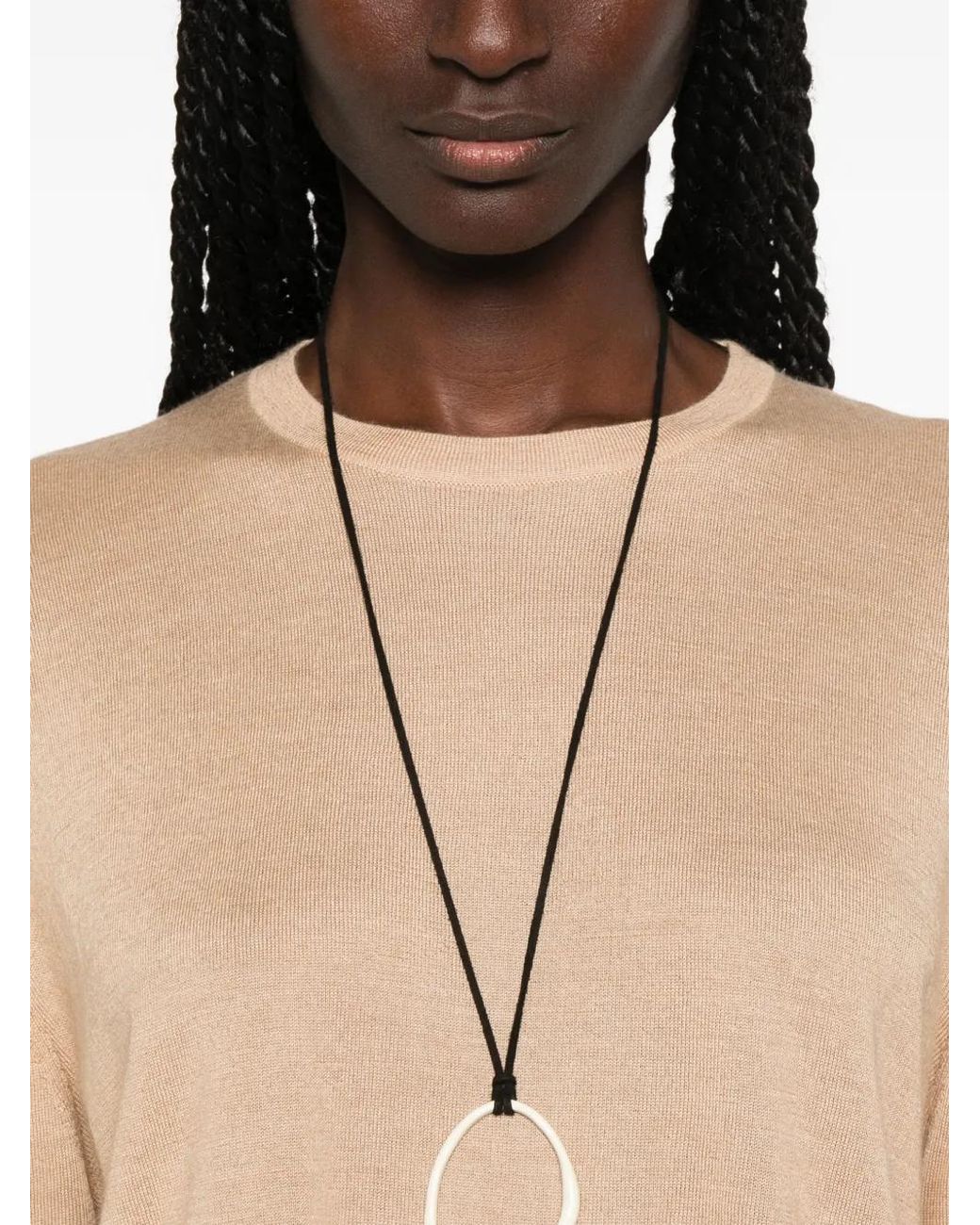 Soft Goat Natural Crew-Neck Sweater